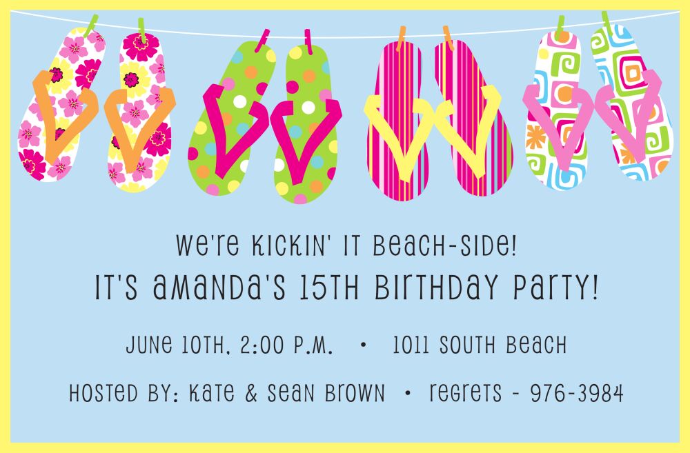 Flips Line Invitation