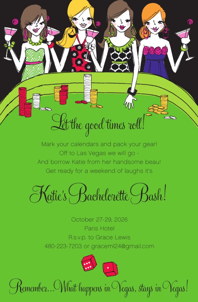 Lucky Ladies Invitation