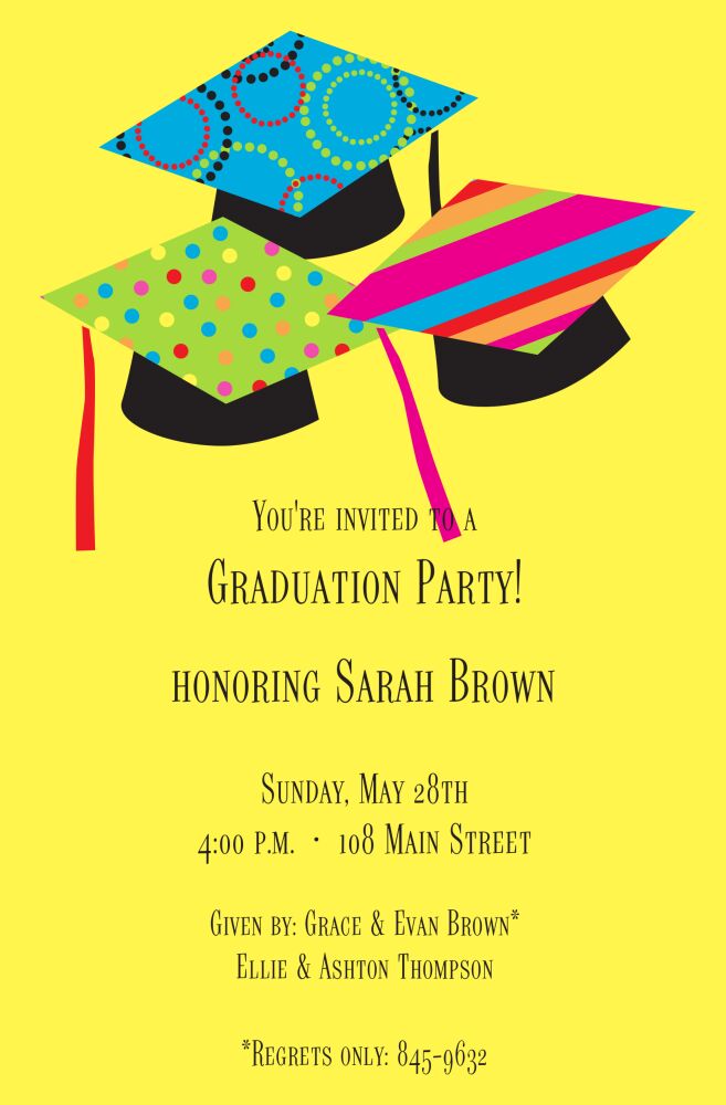 Multi Caps Invitation