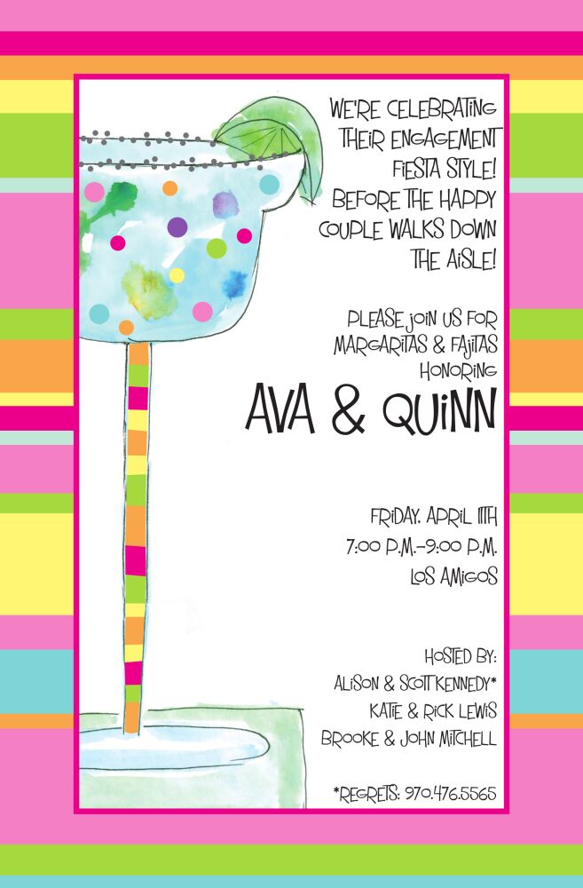 Haute Margarita Invitation