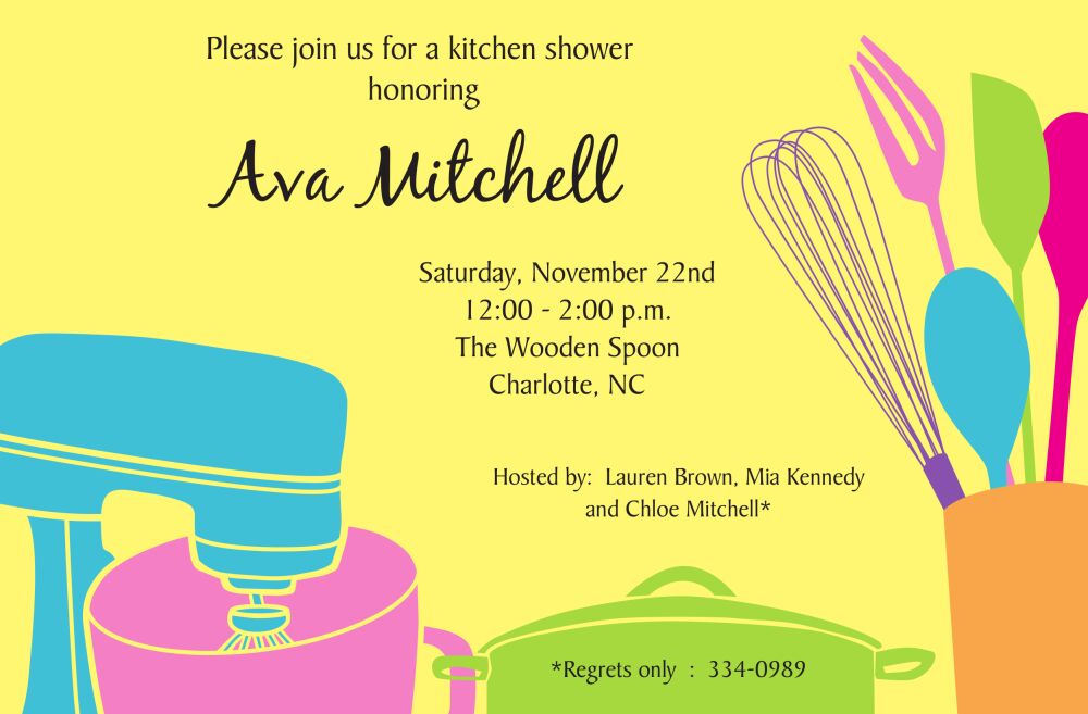 Kitchen Invitation