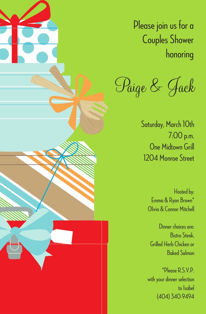 Couple's Stack Invitation