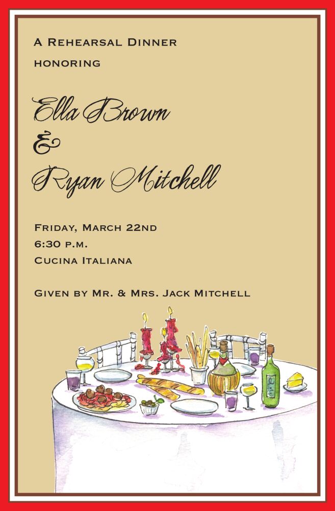 Elegant Italian Invitation