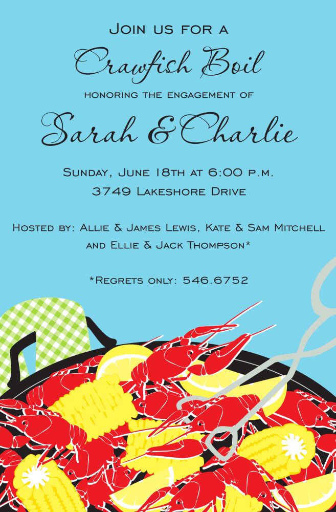 Crawfish Boil Invitation