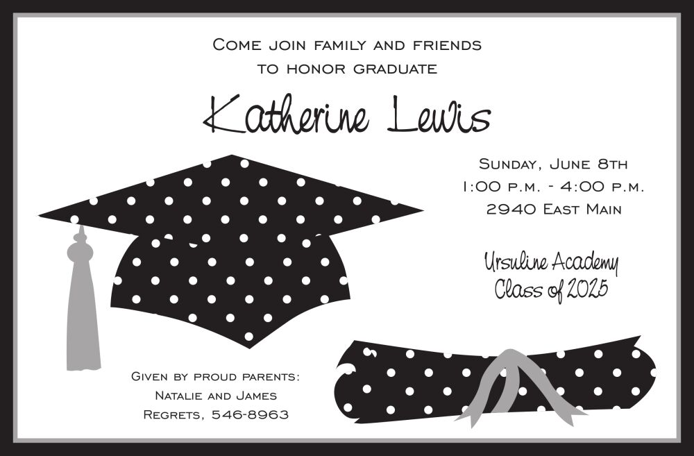 Dotty Grad Invitation