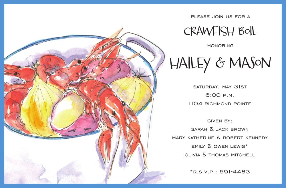 Cajun Pot Invitation