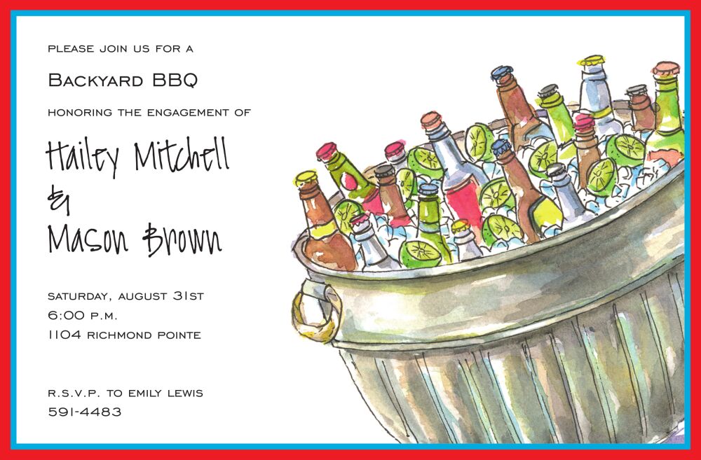Brew Bucket Invitation