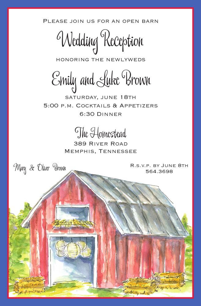 Barn Party Invitation