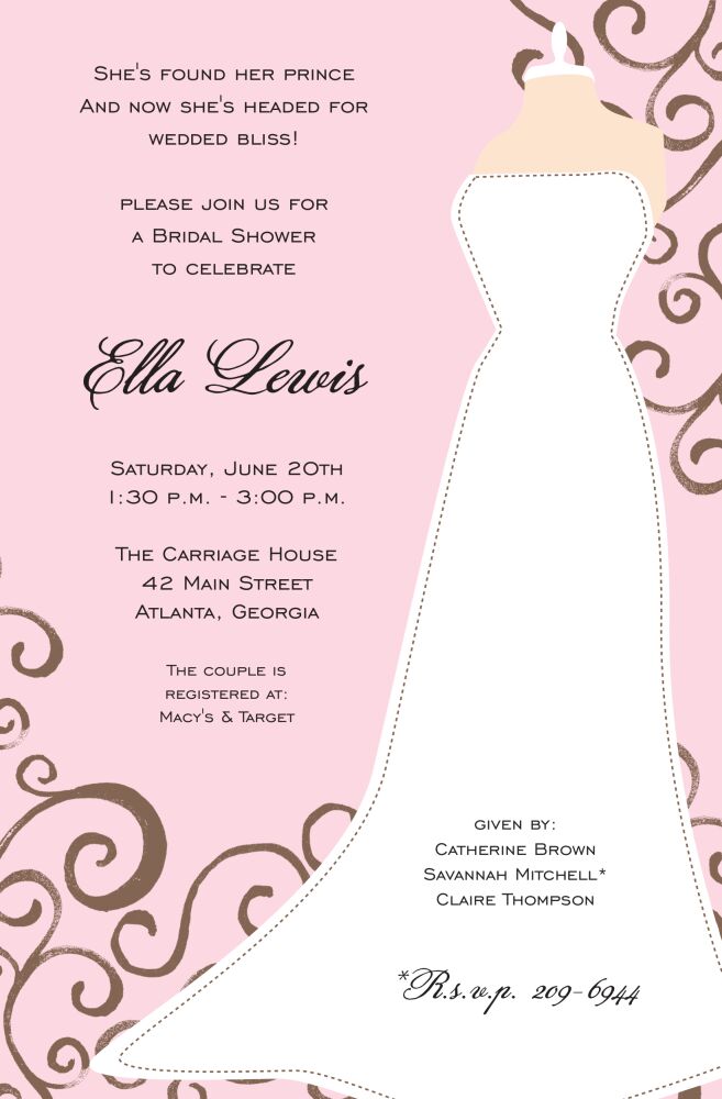 Timeless Bride Invitation