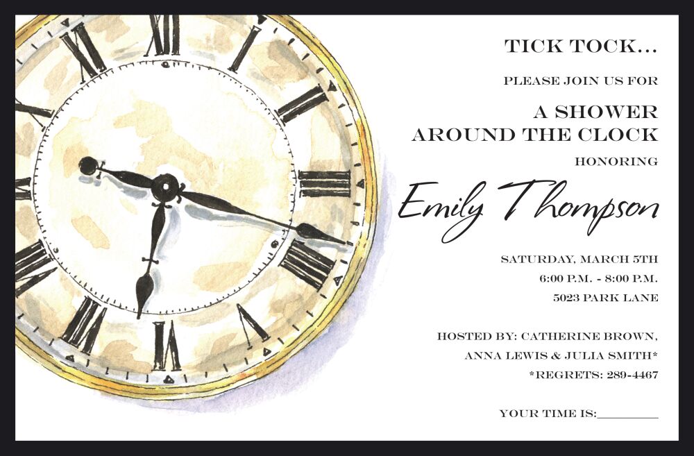 Time Invitation