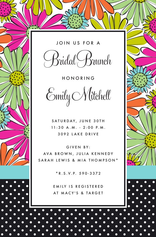 Flower Mix Invitation