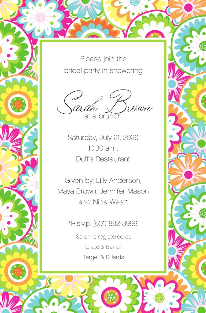 Haute Flower Invitation