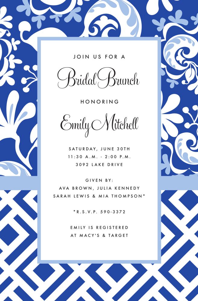 Blue Gate Invitation