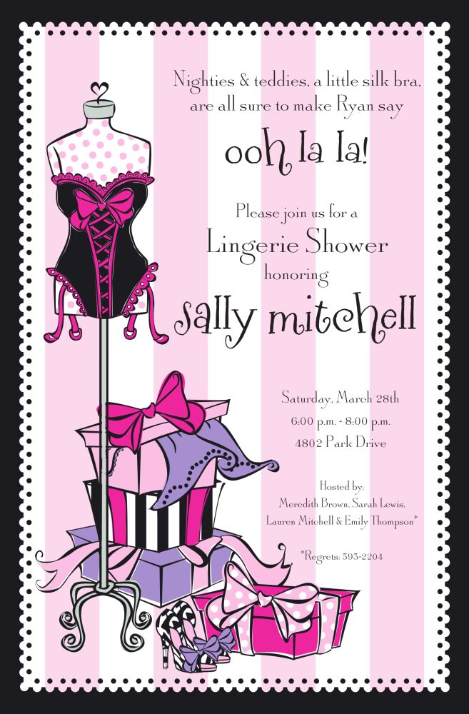 Naughty Nighty Invitation