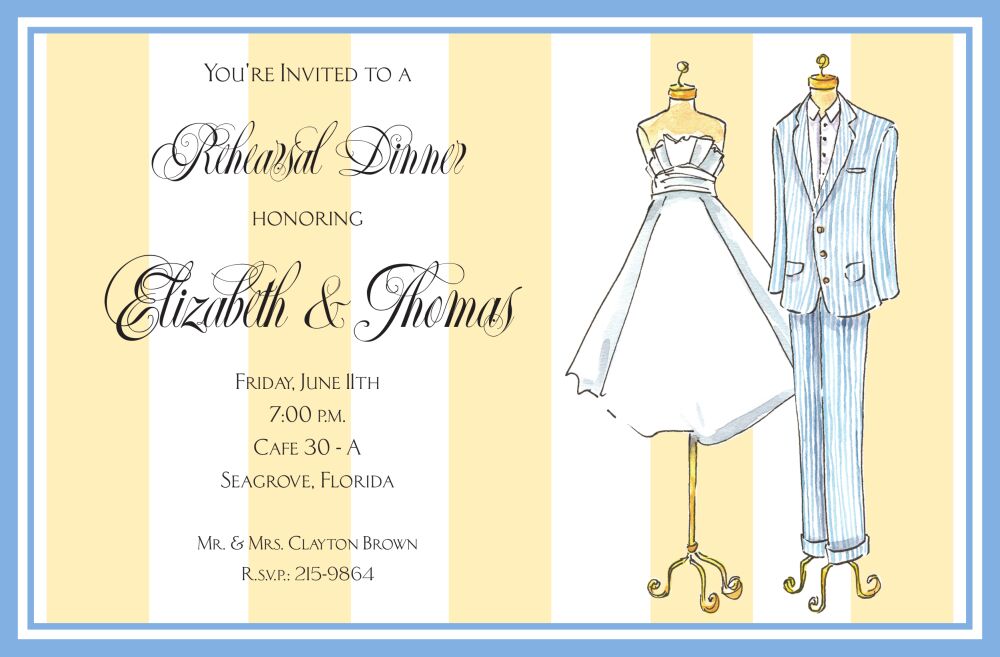 Casual Wed Invitation