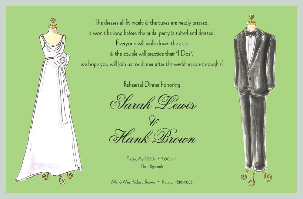 Formal Wed Invitation