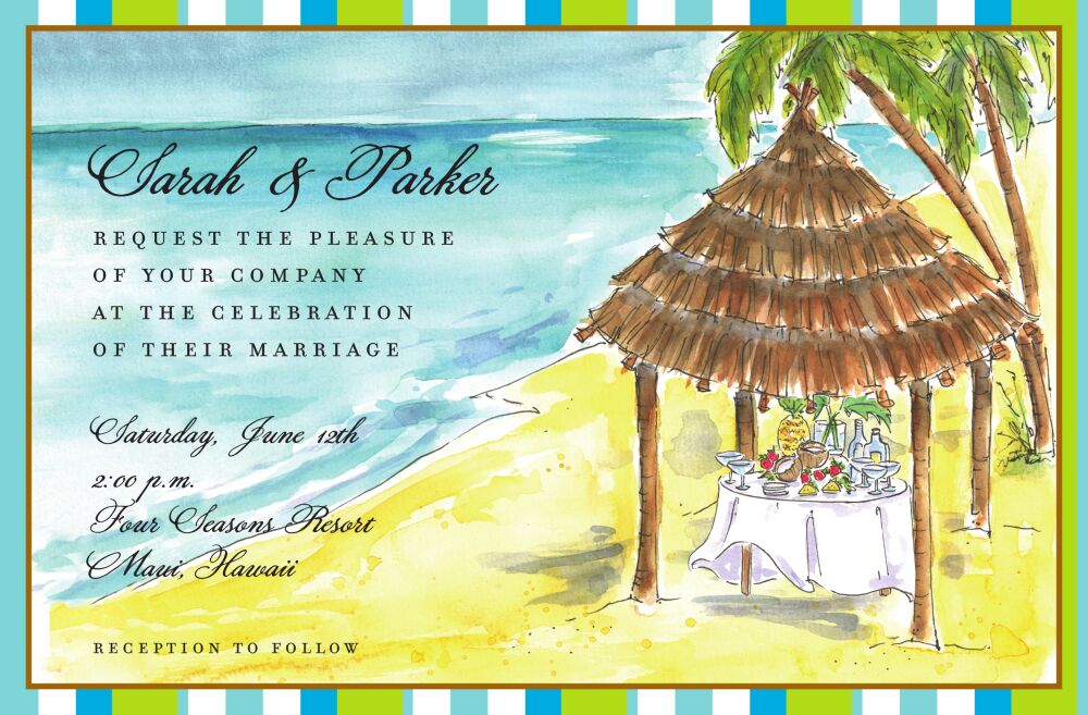 Tiki Shack Invitation