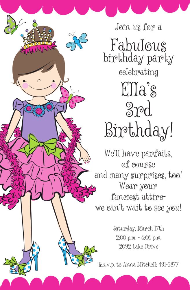Dress Up Invitation