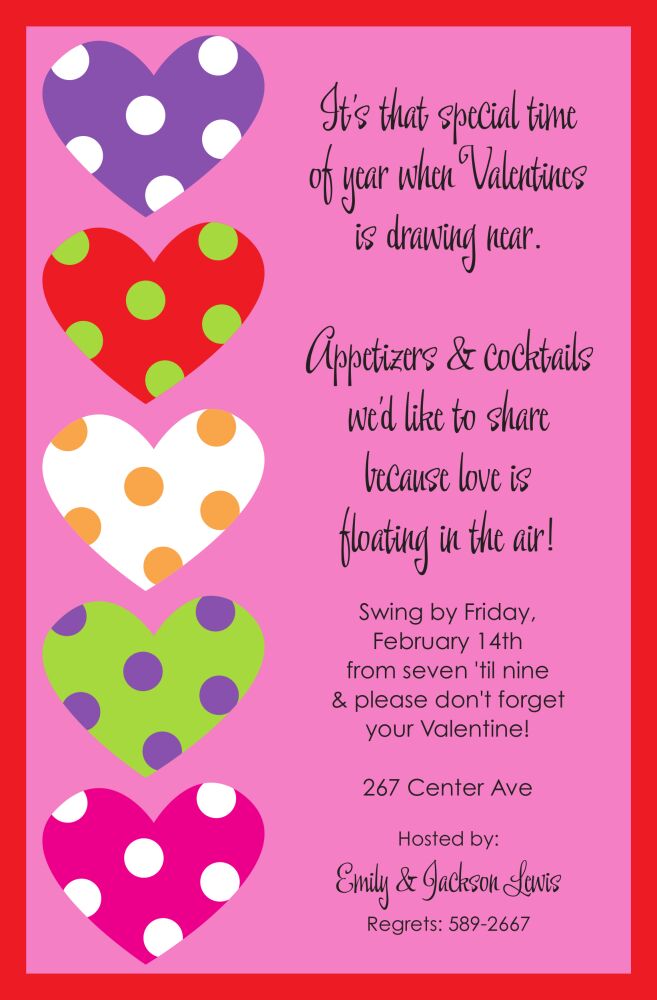 Heart Stack Invitation