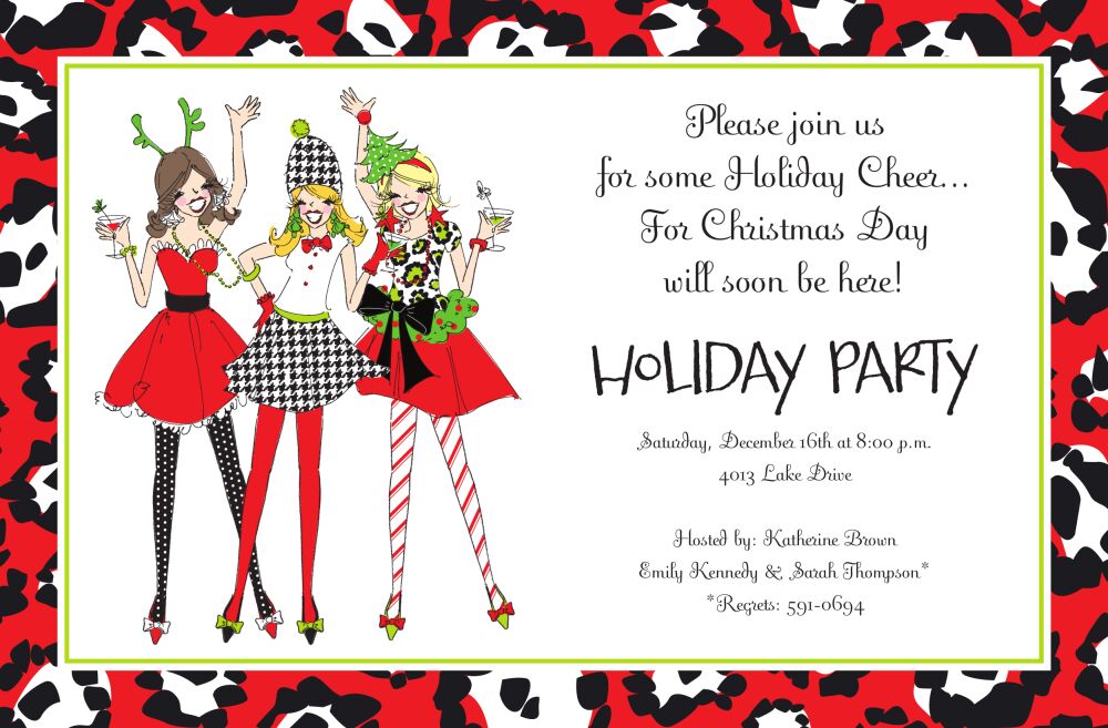 Holiday Ladies Invitation