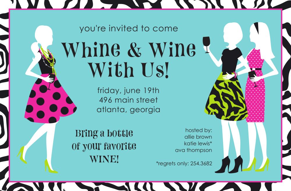 Party Chicas Invitation