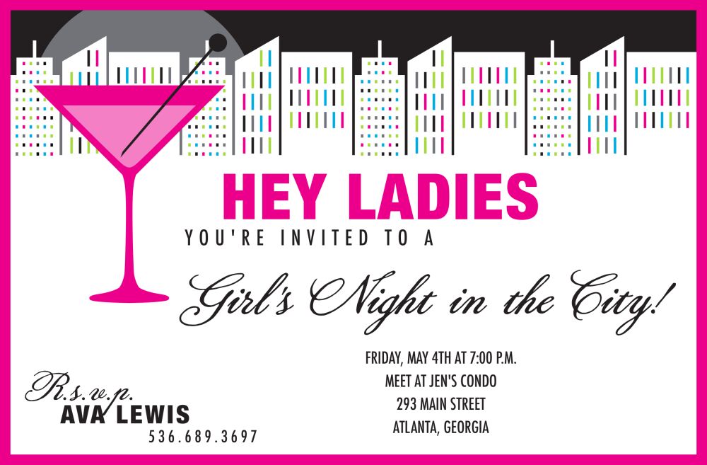 Cosmo City Invitation