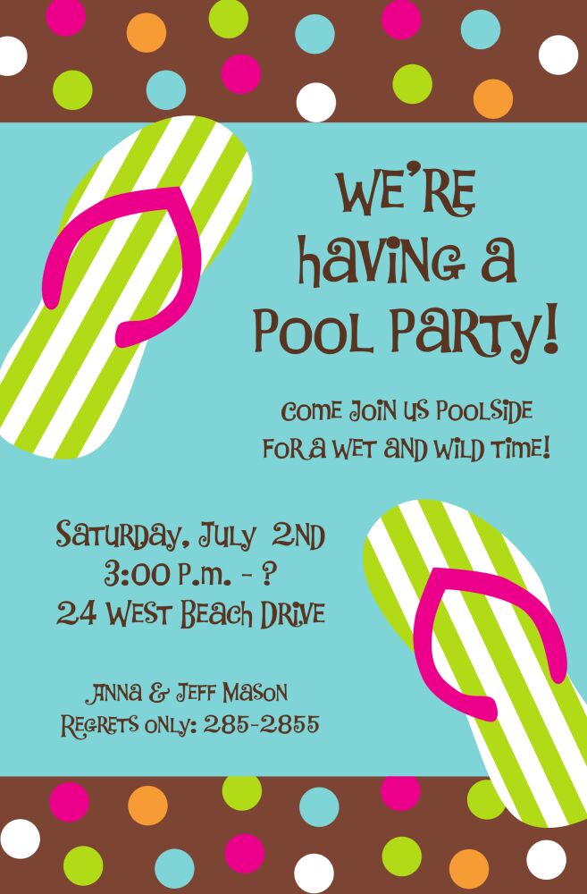 Flop Dot Invitation