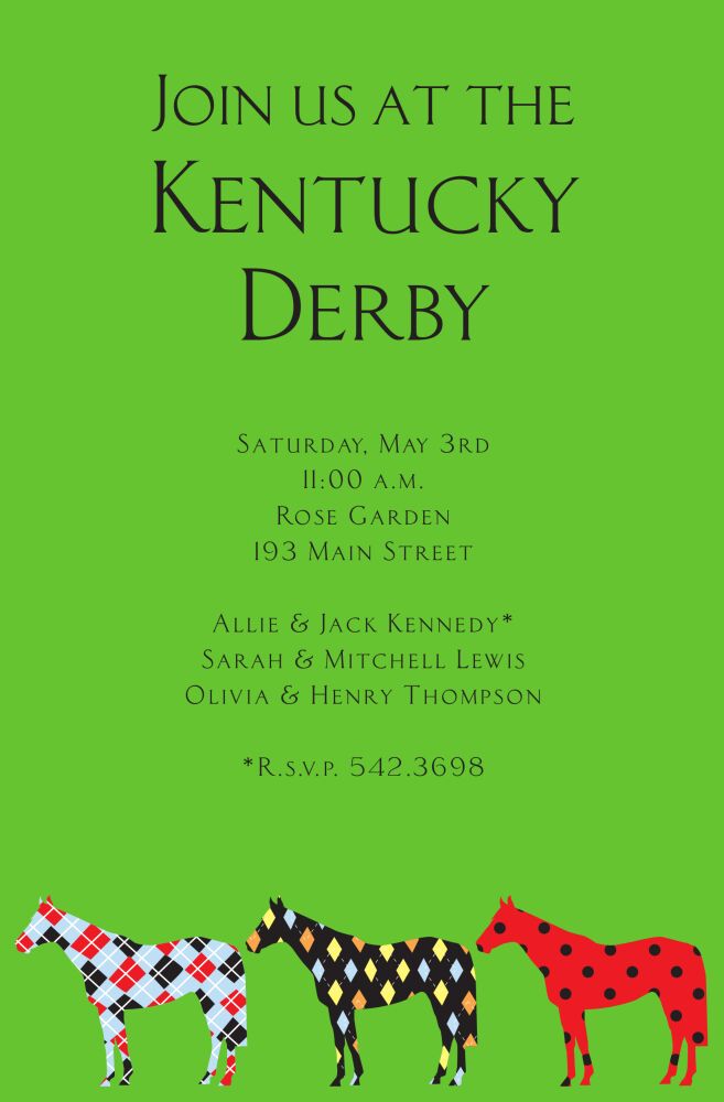 Horse Flair Invitation