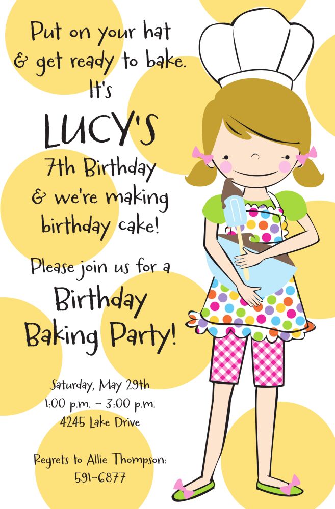 Baker Dot Invitation