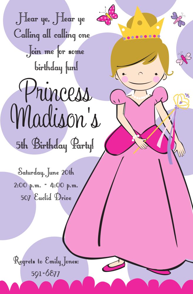 Princess Dot Invitation