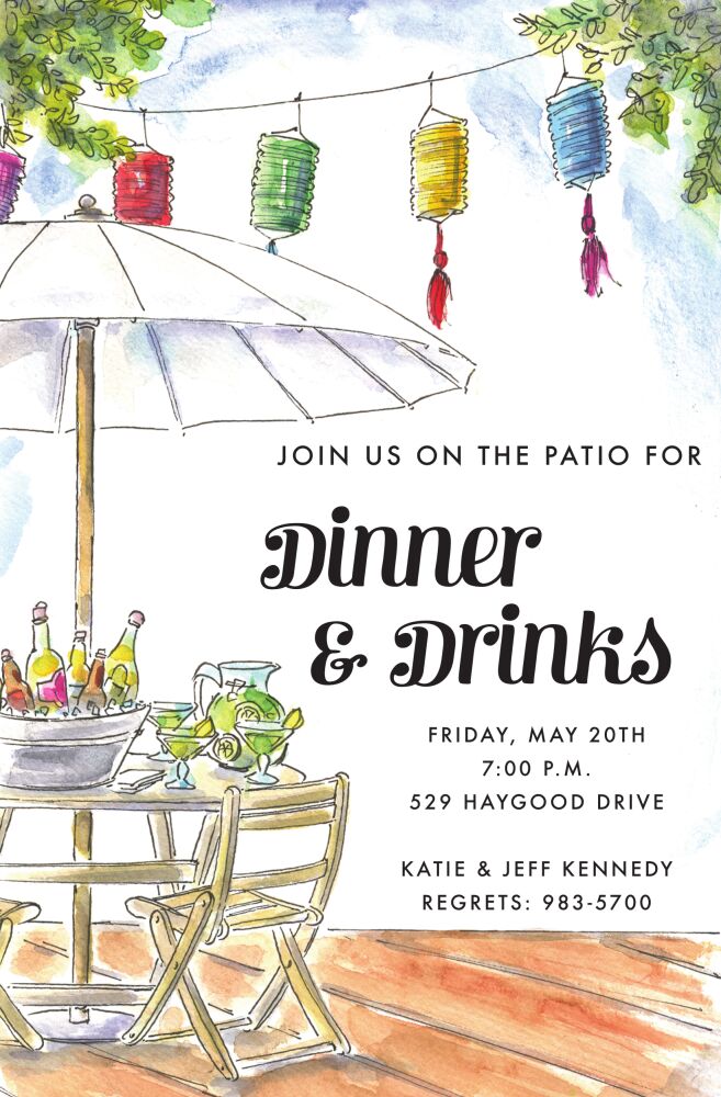 Deck Party Invitation