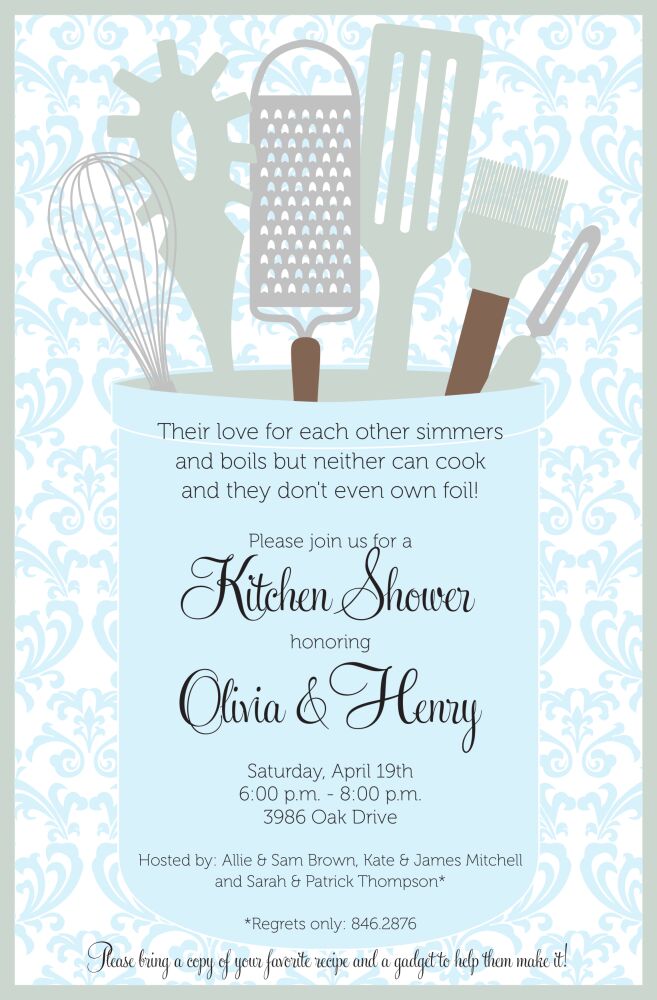 Kitchen Gleam Invitation