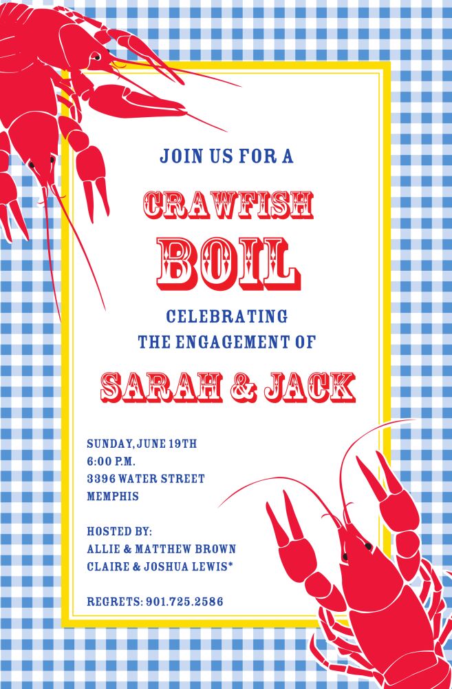 Crawfish Invitation