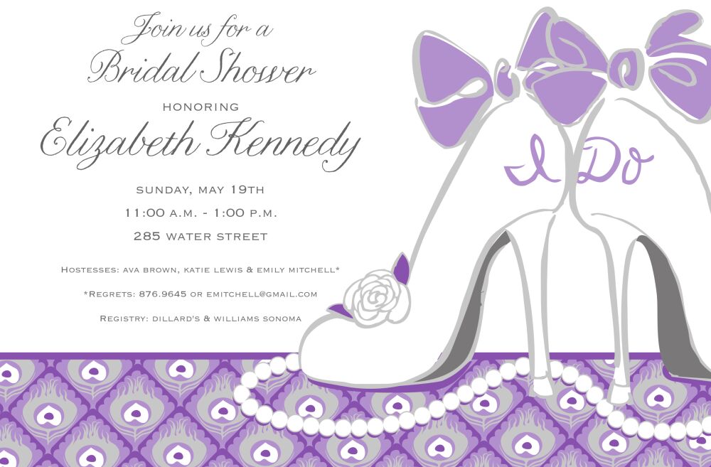 I DO Shoes Invitation