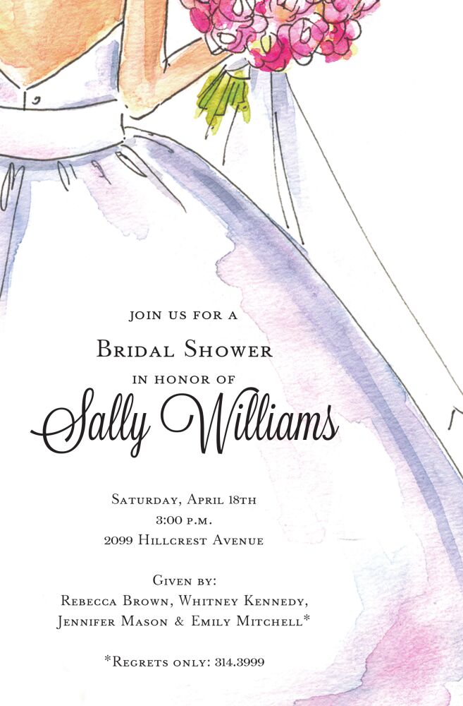 Sweet Bride Invitation