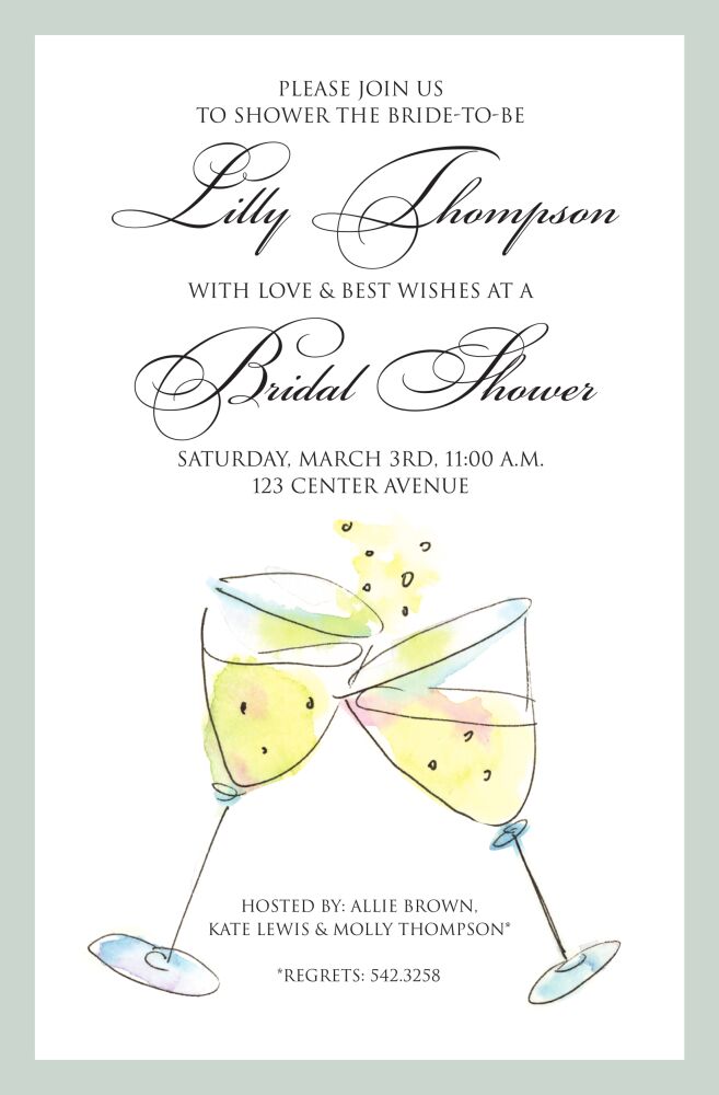 Toasting Invitation