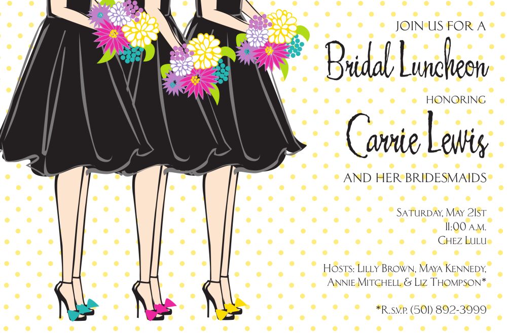 Snazzy Maids Invitation