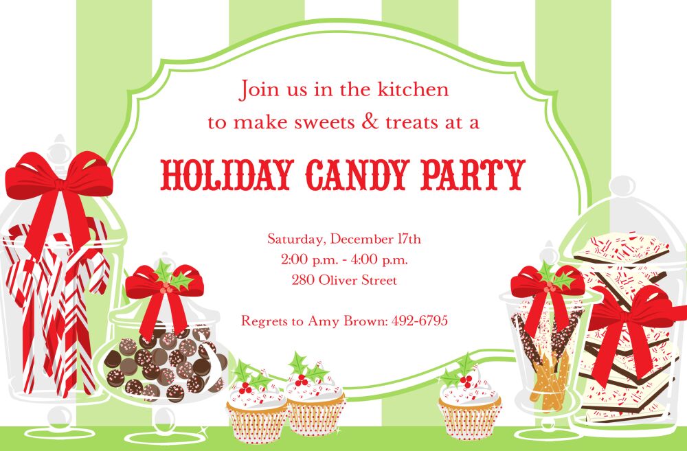Candy Jars Invitation