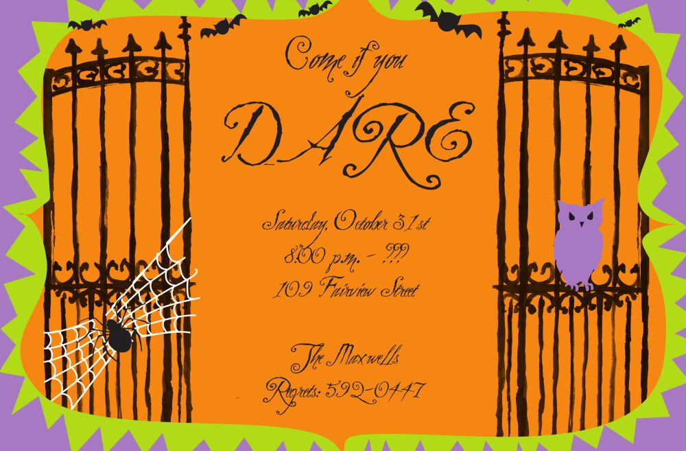 Boo Gates Invitation