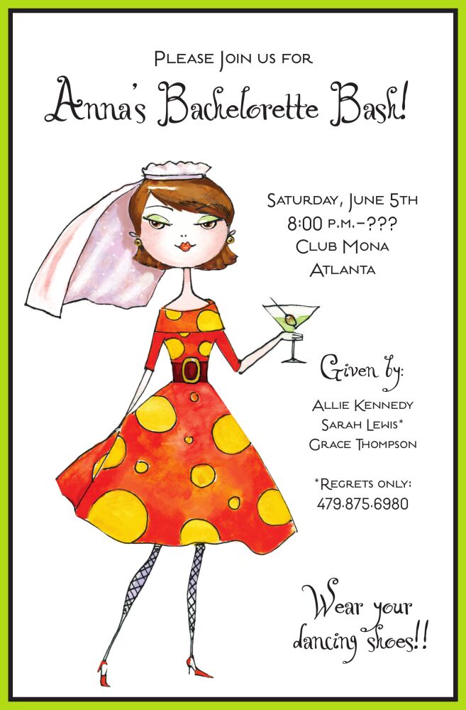 Miss Bachelorette Invitation