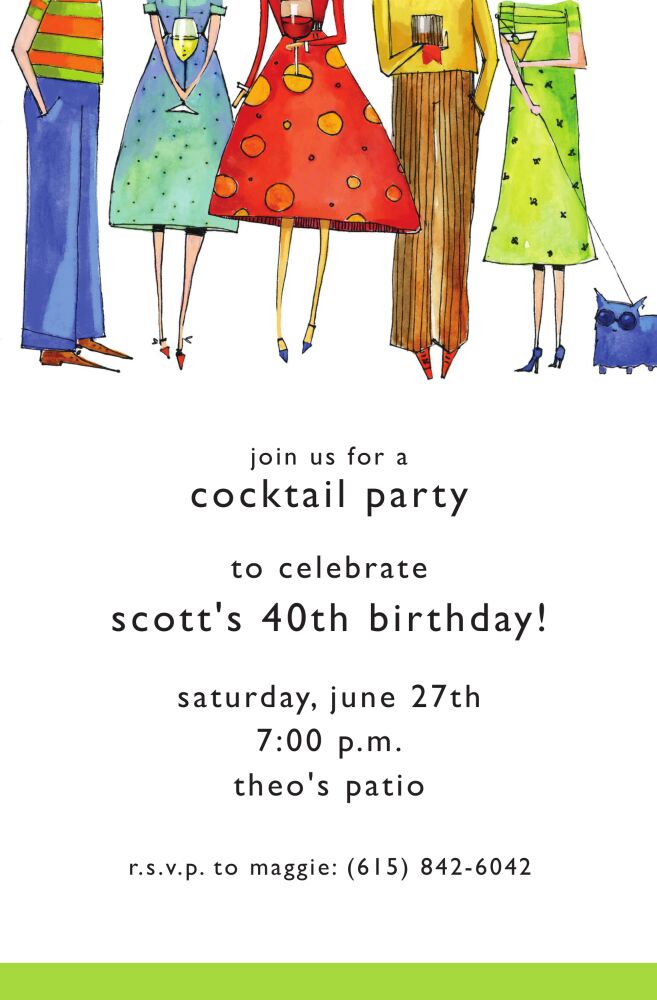 Cocktail Posse Invitation