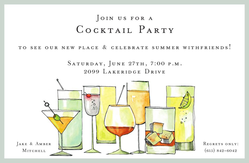 Drink Cluster Invitation