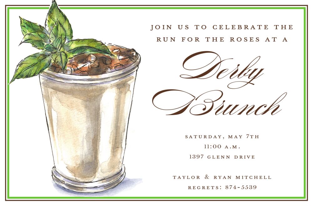 Fresh Julep Invitation