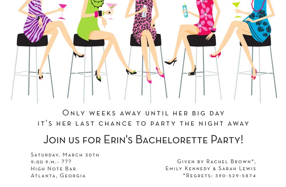 Ladies Night Invitation