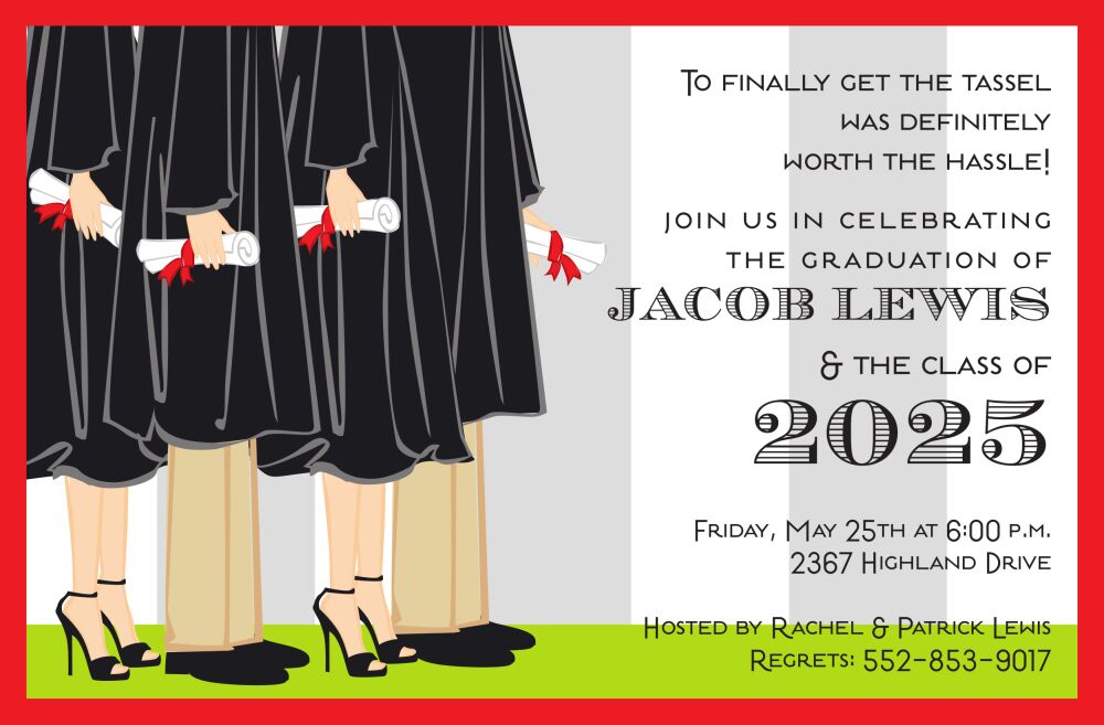 Grad Party Invitation