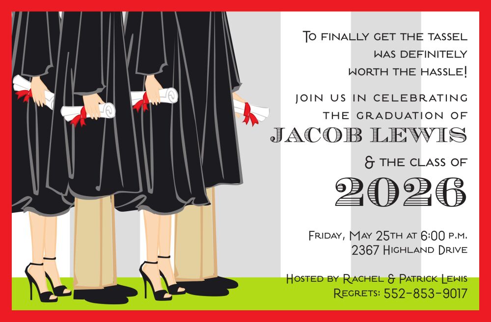 Grad Party Invitation