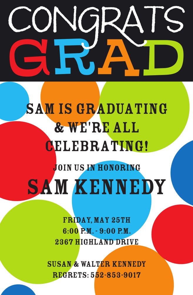 Congrats Invitation