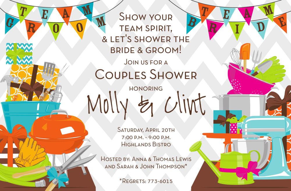 Team Shower Invitation