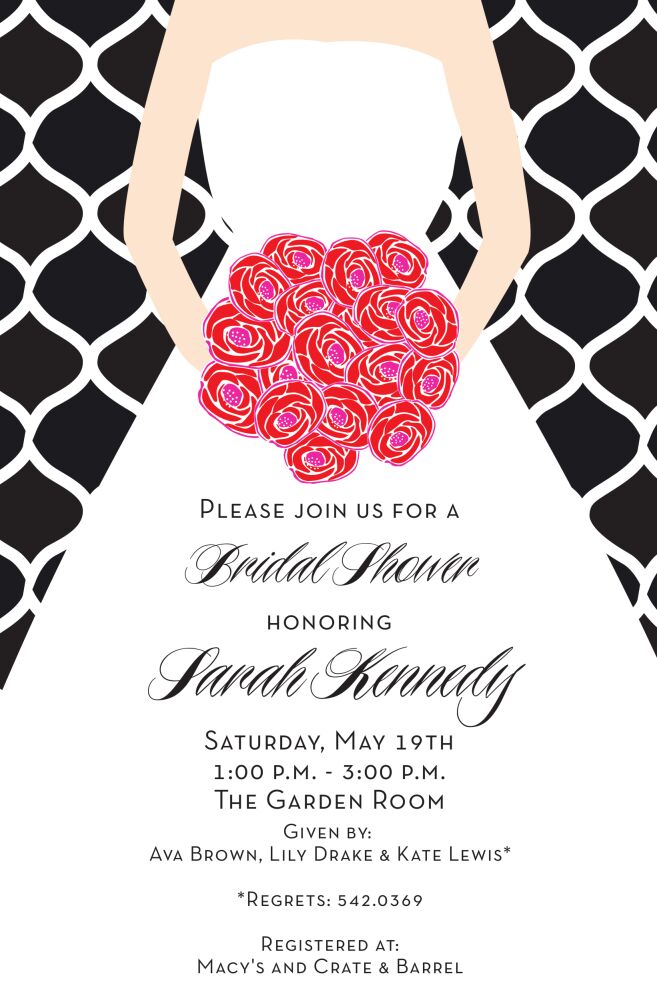 Mod Bride Invitation