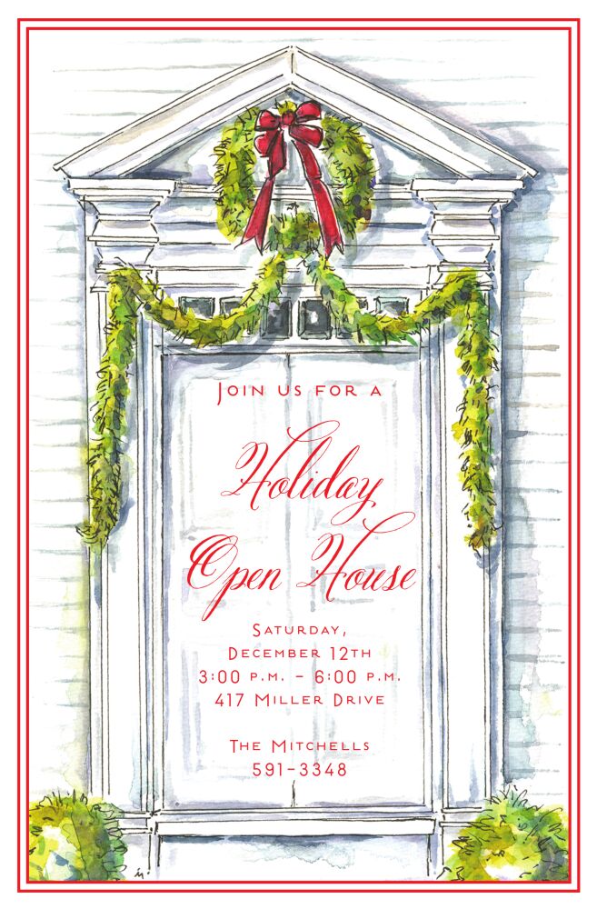 Festive Foyer Invitation